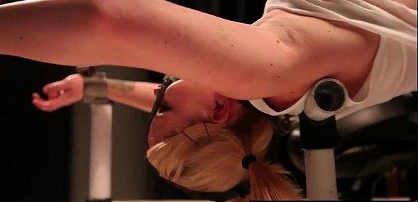 Steamy blond exciting adicted to bondage